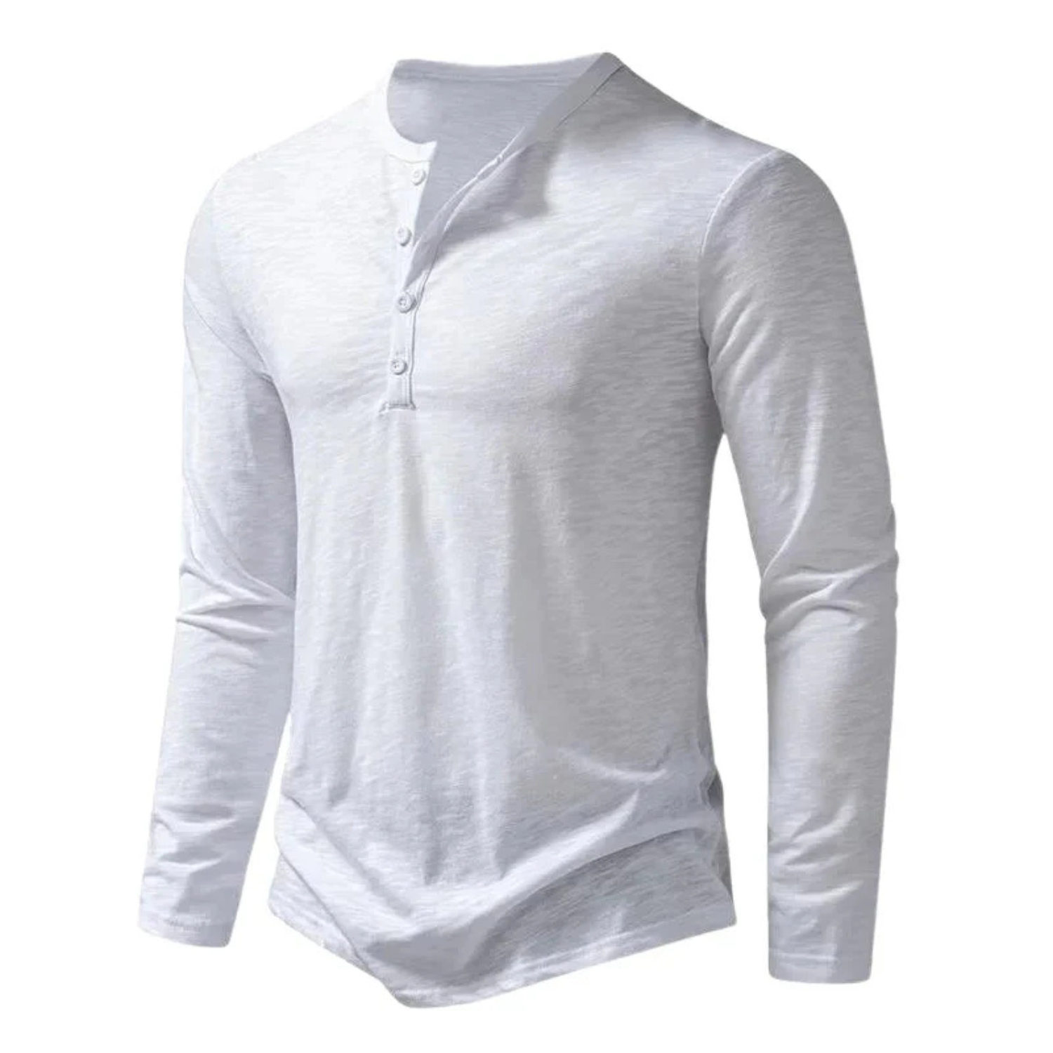 Men's Casual Long Sleeve Henley Shirt