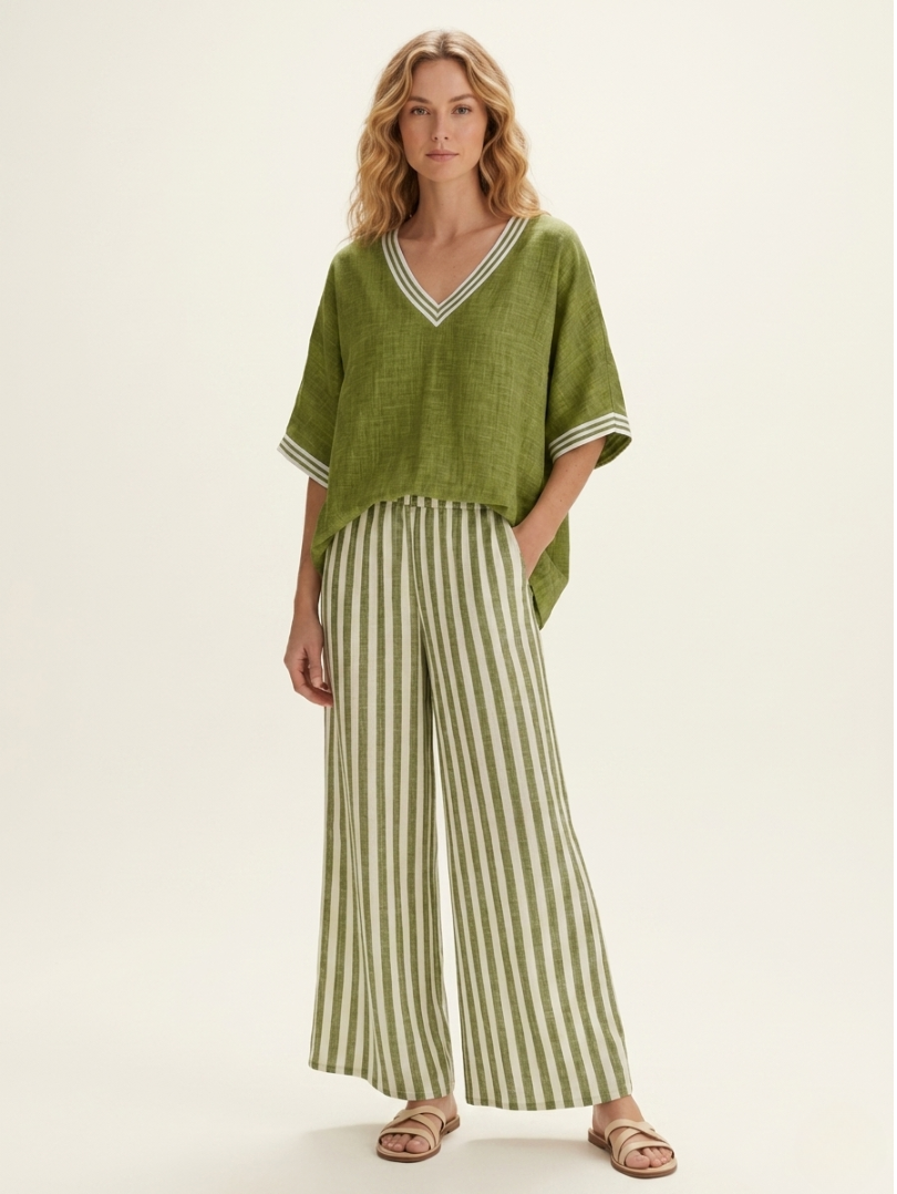 The Isla Striped Two-Piece Set