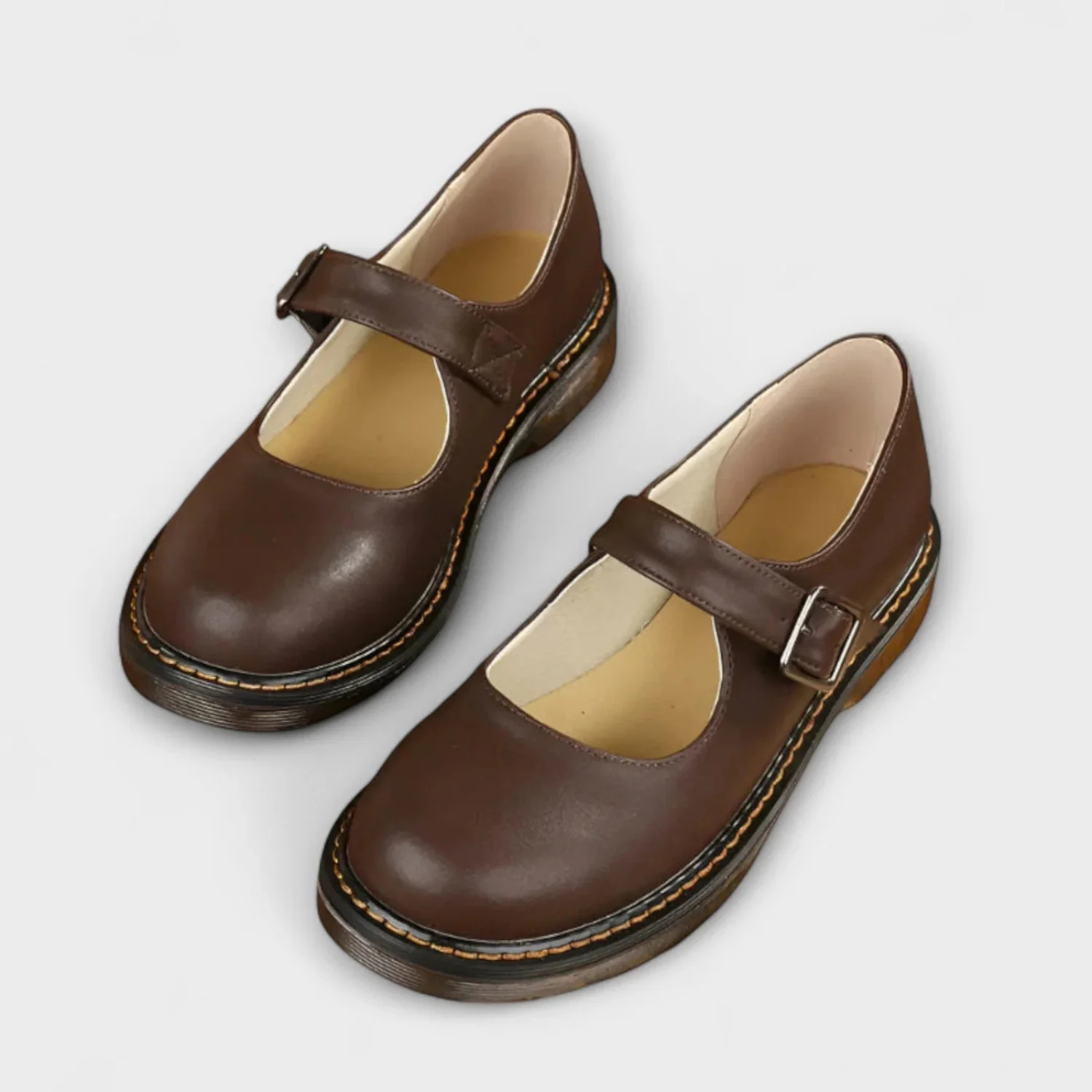Women's Leather Mary Jane Shoes