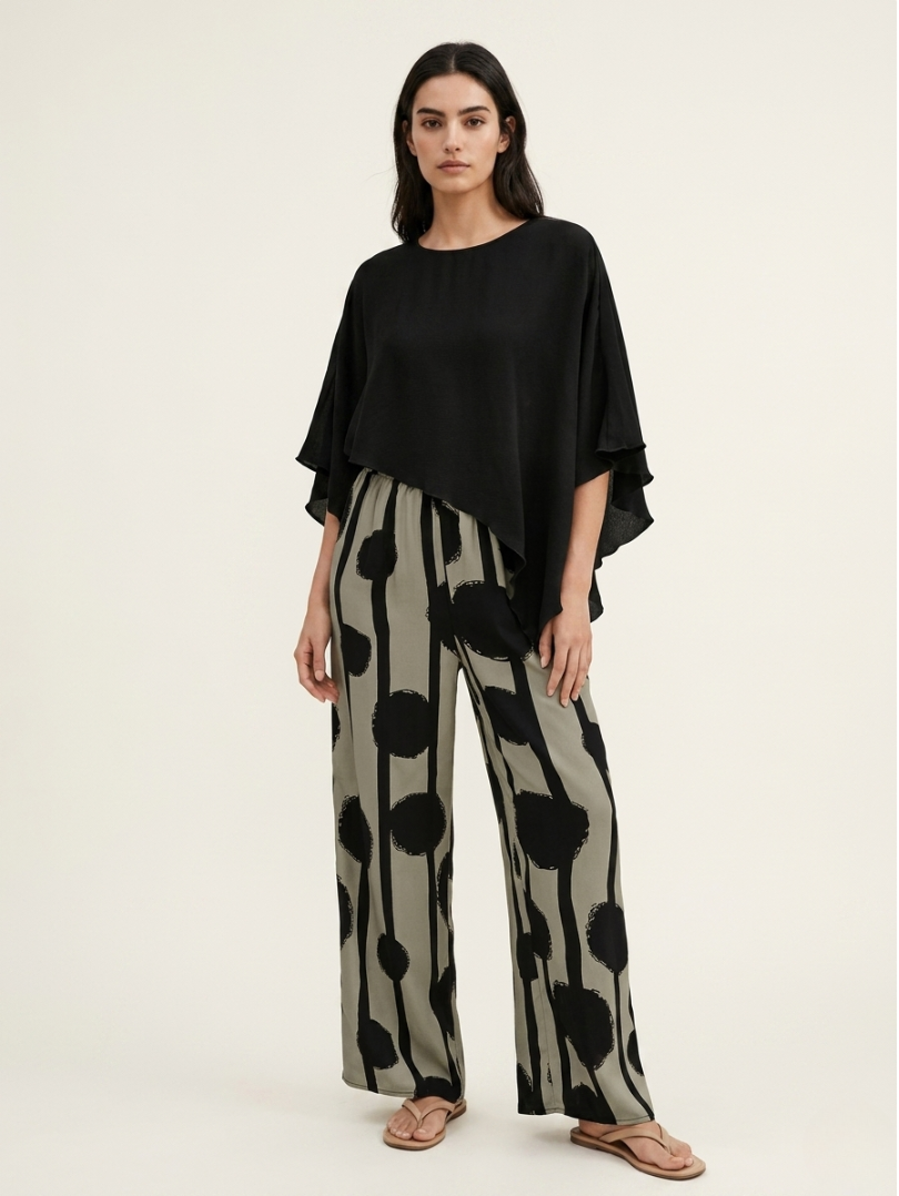 The Sina Flow Top & Wide-Leg Two-Piece Set