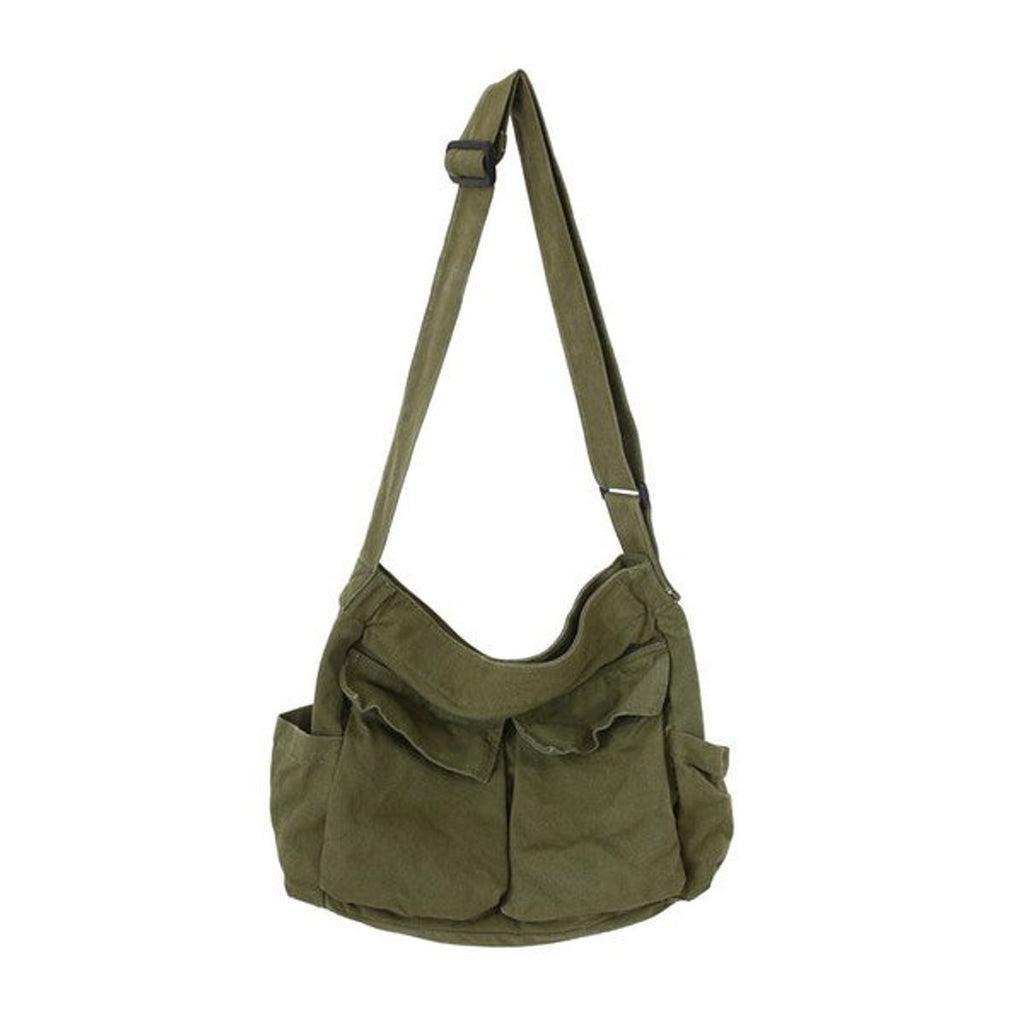 Women's Oversized Canvas Tote Bag Messenger Shoulder Bag