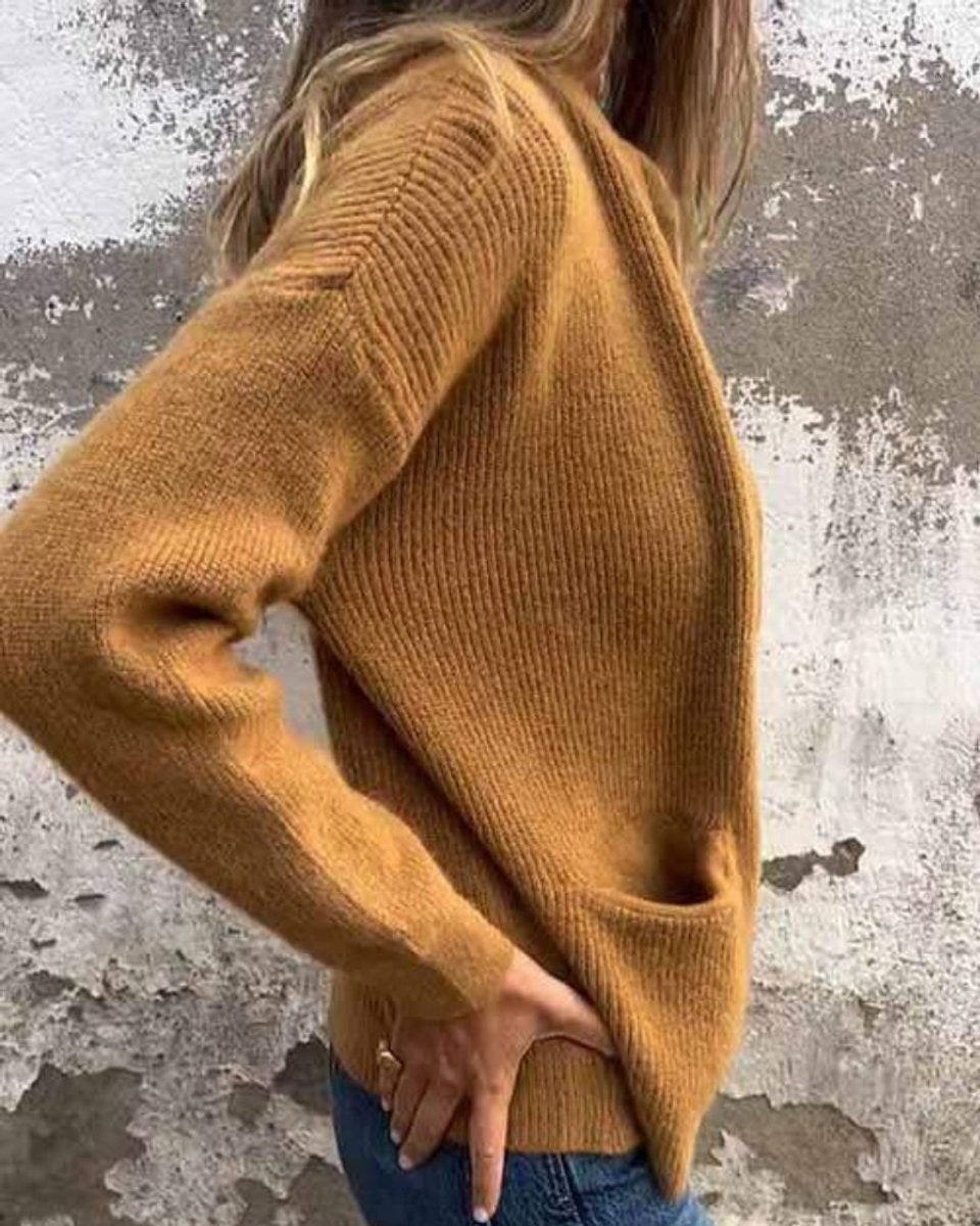 Women's Relaxed-Fit Zip-Up Ribbed Knit Cardigan Sweater